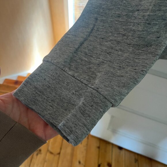 Sandro Gray Zip Up Sweater - Picture 5 of 9